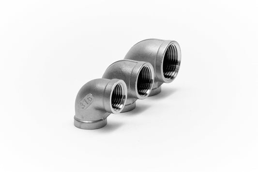 90° Threaded Elbow 150lb Stainless Steel