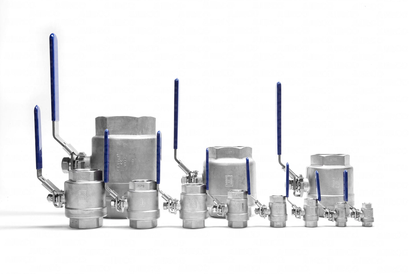 316 Stainless Steel - 2 Piece - BSPP - Full Bore - Lever Handle Ball Valve