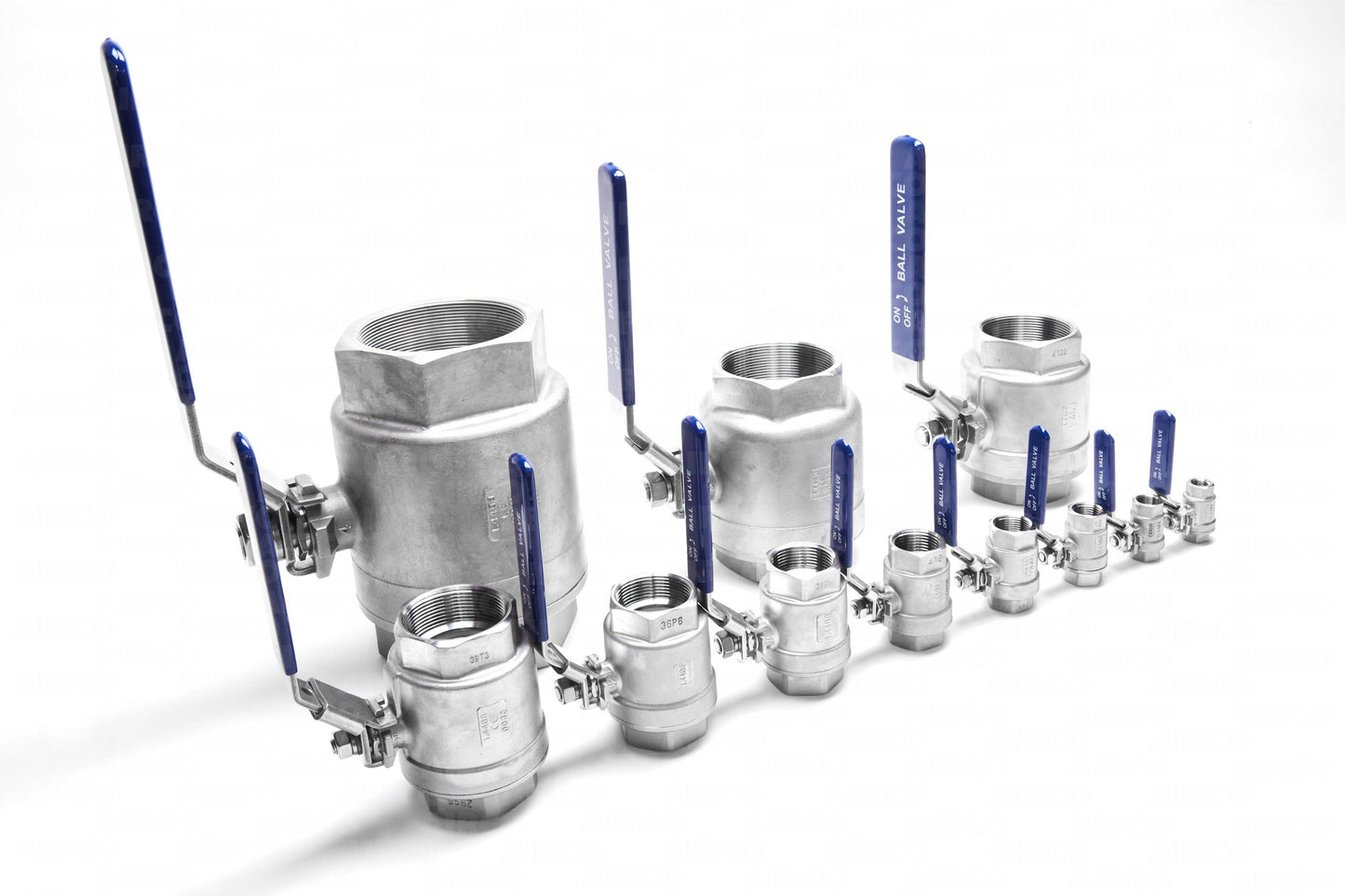 316 Stainless Steel - 2 Piece - BSPP - Full Bore - Lever Handle Ball Valve