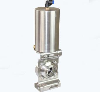 Pnuematic butterfly valve