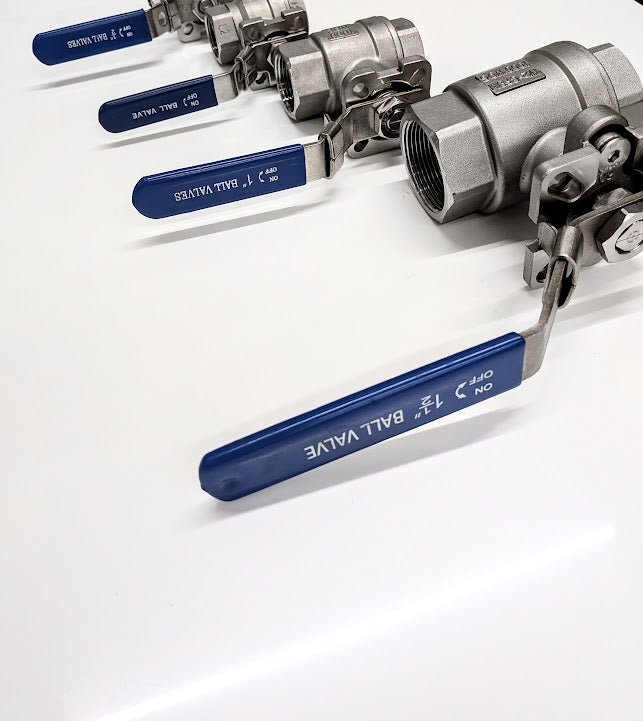 2-Piece Stainless Steel Ball Valve with ISO Mounting Pad