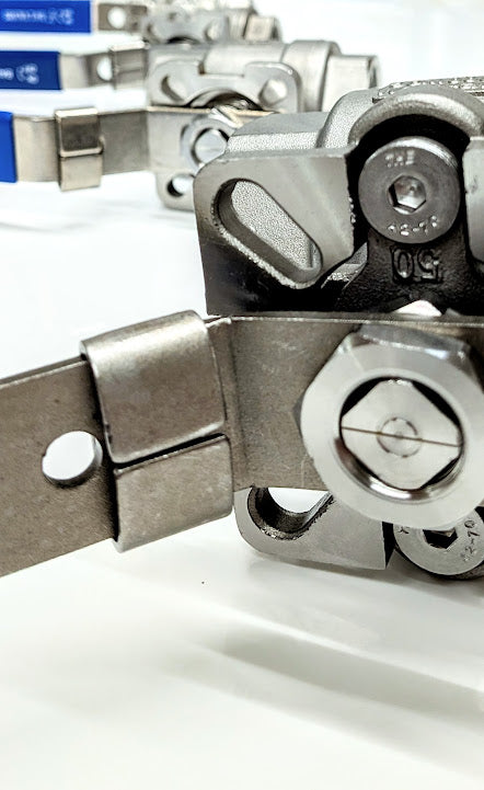 2-Piece Stainless Steel Ball Valve with ISO Mounting Pad