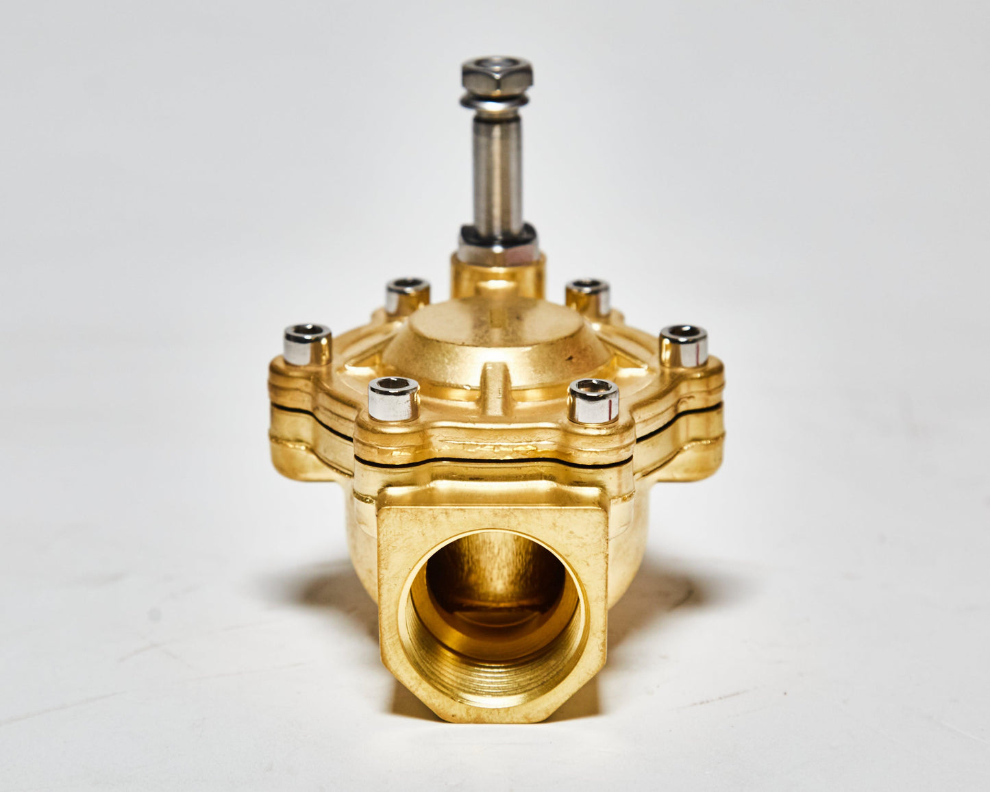 SLM 2/2-Way, Brass Nitrile, Pilot Operated Solenoid Valve, Normally Closed