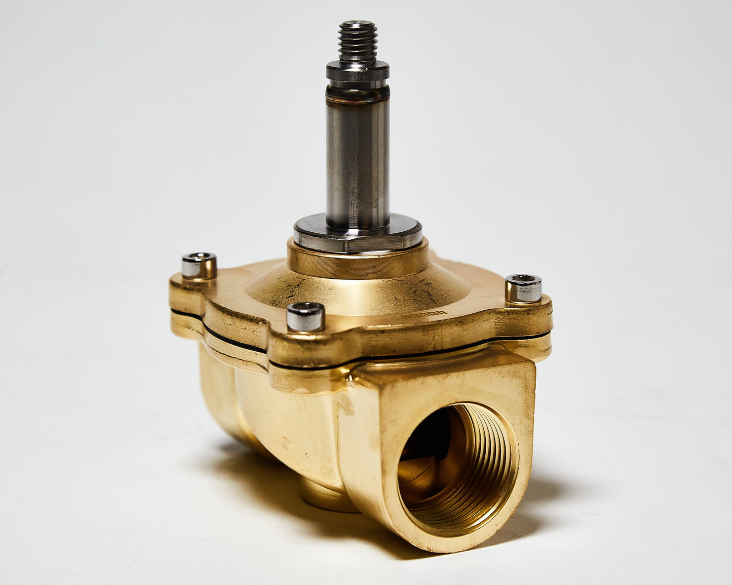 ZS Brass 2/2-Way Large Diameter, Direct Acting Solenoid Valve, Normally Closed