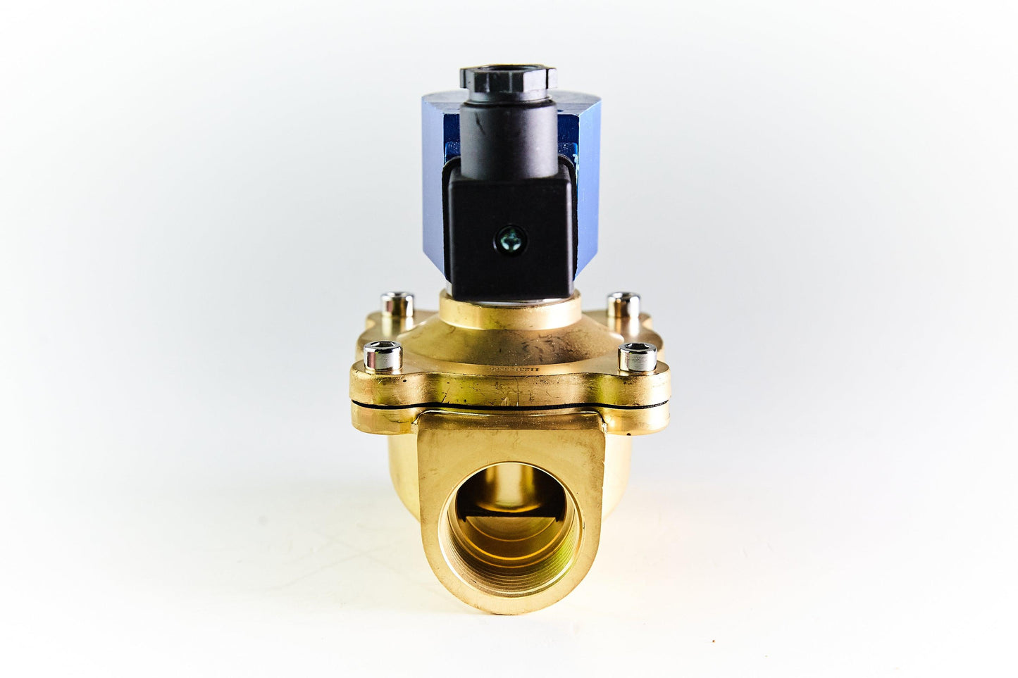 ZS Brass 2/2-Way Large Diameter, Direct Acting Solenoid Valve, Normally Closed