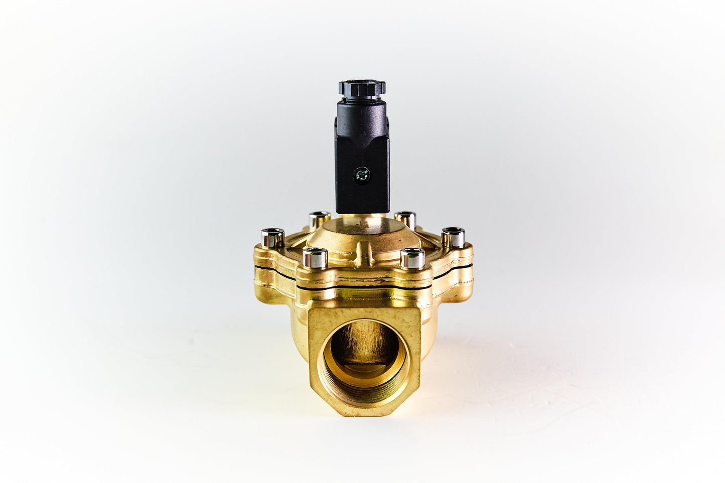 SLM 2/2-Way, Brass Nitrile, Pilot Operated Solenoid Valve, Normally Closed