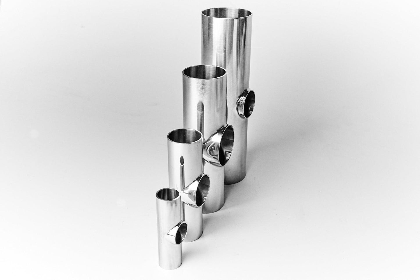 Short Weld Pulled Tee Piece - 304SS