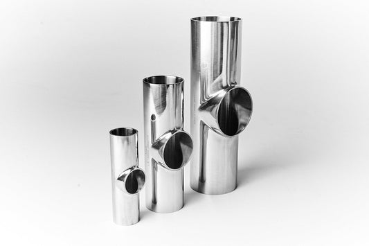 Short Weld Pulled Tee Piece - 304SS