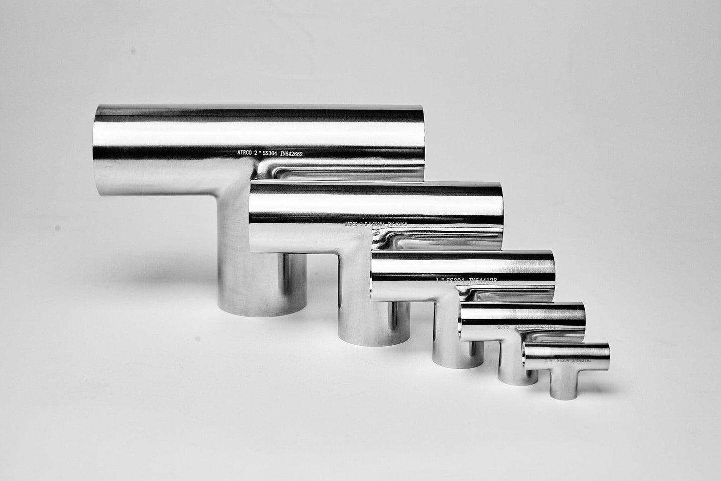 Short Weld Equal Tee Piece - 304SS