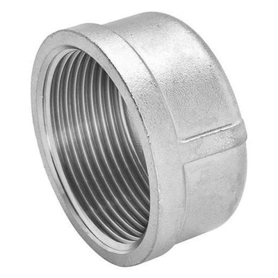 Threaded Round Cap 150lb Stainless Steel 316 - AircoProducts