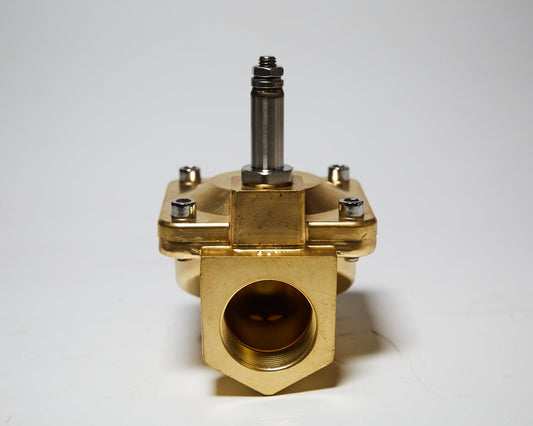 SLP 2/2-Way, Brass, Pilot Operated Solenoid Valve, Normally Open