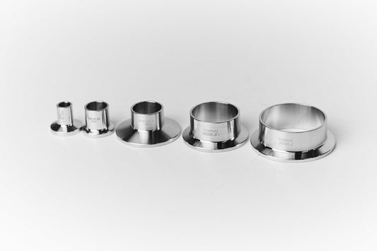 3A Clamp Ferrule Weld End (L: 21.5mm)
