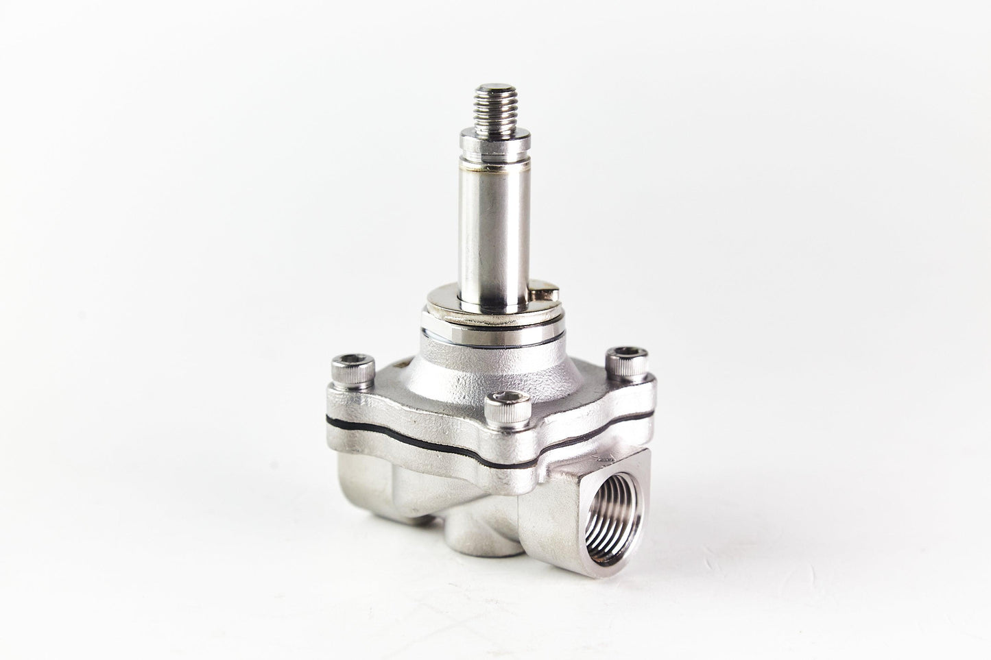 ZS Stainless Steel 2/2-Way Large Diameter, Direct Acting Solenoid Valve, Normally Closed