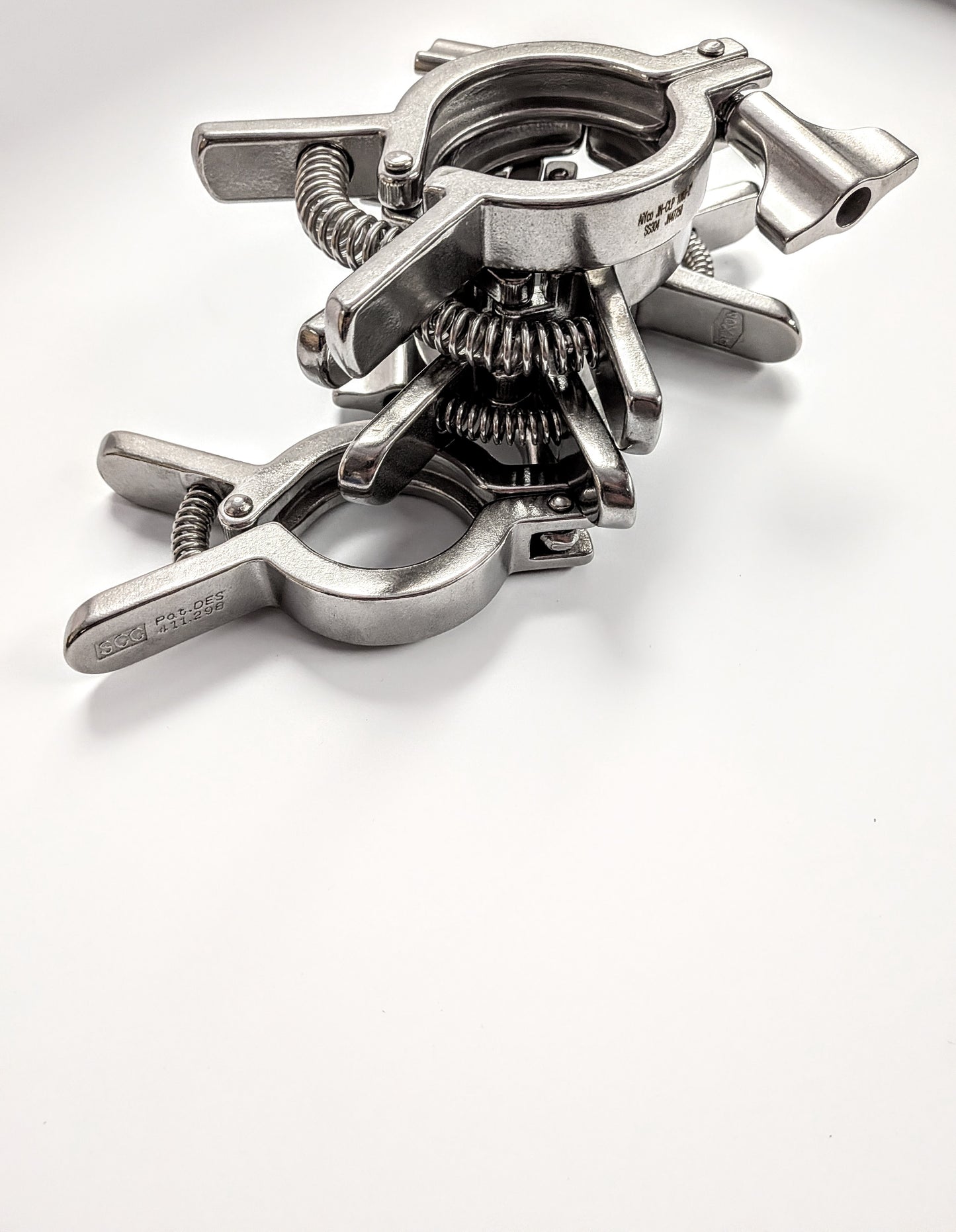 Single Pin Squeeze Tri-Clamp