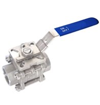 3-PC Ball Valve with Mounting Pad - AircoProducts