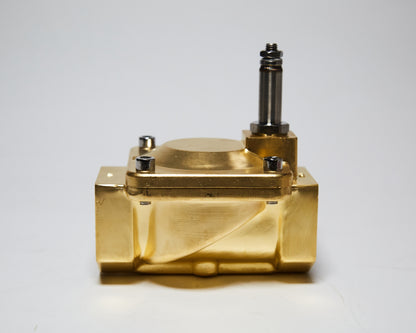 SLP 2/2-Way, Brass, Pilot Operated Solenoid Valve, Normally Closed