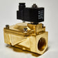 SLP 2/2-Way, Brass, Pilot Operated Solenoid Valve, Normally Closed
