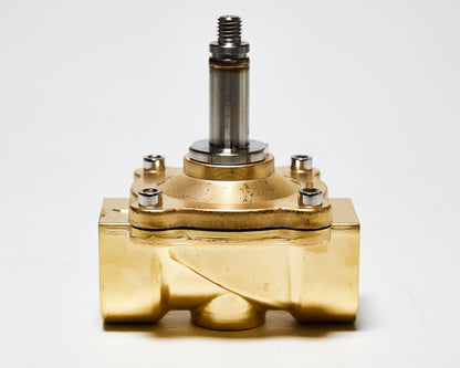 ZS Brass 2/2-Way Large Diameter, Direct Acting Solenoid Valve, Normally Closed