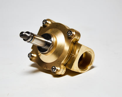 ZS Brass 2/2-Way Large Diameter, Direct Acting Solenoid Valve, Normally Closed