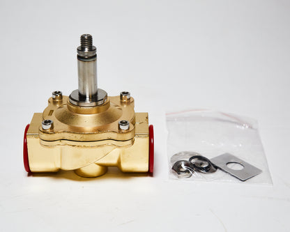 ZS Brass 2/2-Way Large Diameter, Direct Acting Solenoid Valve, Normally Closed