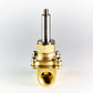 ZS Brass 2/2-Way Large Diameter, Direct Acting Solenoid Valve, Normally Open
