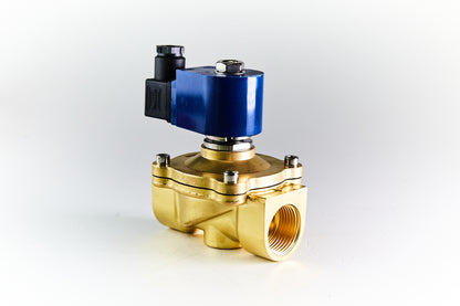 ZS Brass 2/2-Way Large Diameter, Direct Acting Solenoid Valve, Normally Closed