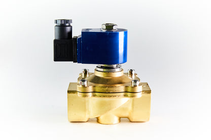 ZS Brass 2/2-Way Large Diameter, Direct Acting Solenoid Valve, Normally Closed