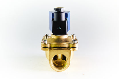 ZS Brass 2/2-Way Large Diameter, Direct Acting Solenoid Valve, Normally Closed