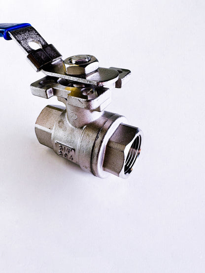 2 Piece Ball Valve with Mounting Pad