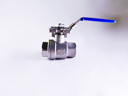 2 Piece Ball Valve with Mounting Pad