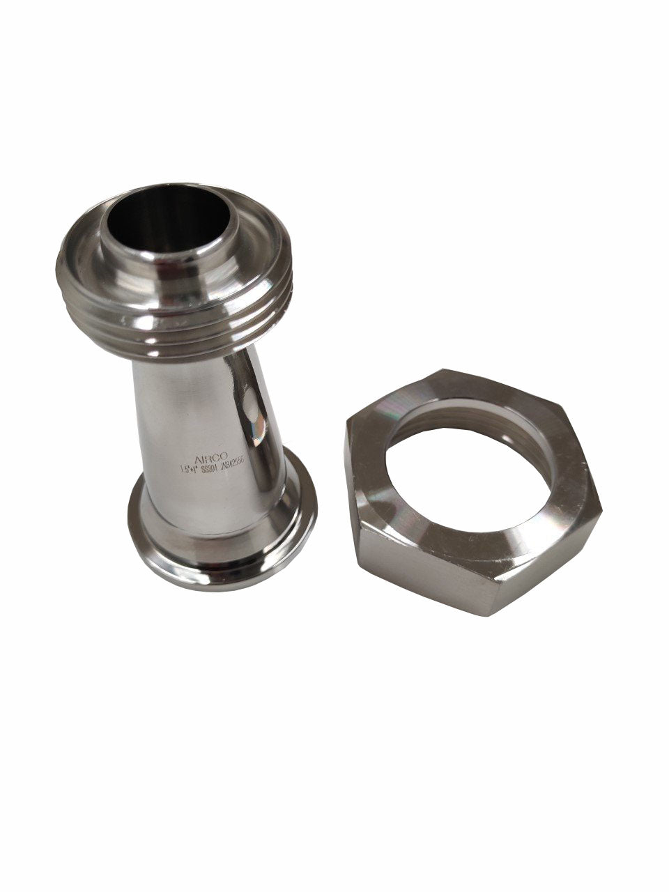 1.1/2" RJT Female to 1" RJT Male Reducer - AircoProducts