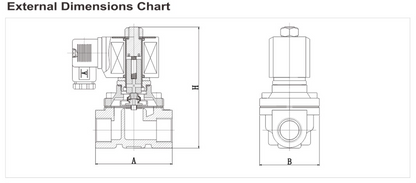 ZS Brass 2/2-Way Large Diameter, Direct Acting Solenoid Valve, Normally Closed